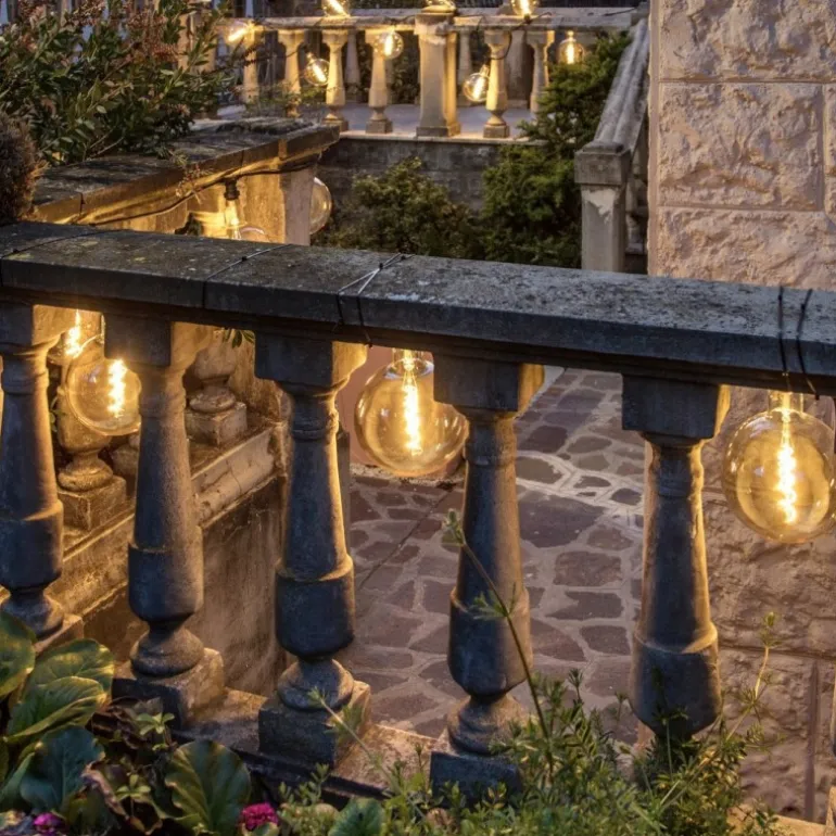 Catena Party Light con 8 Portalampada E27 5m Prolungabile