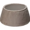Copribase Albero di Natale Velluto Taupe 55 Cm