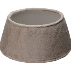 Copribase Albero di Natale Velluto Taupe 55 Cm
