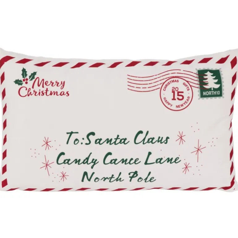 Cuscino Decorativo Cartoline Natale 50x30 Cm. Pezzo Singolo