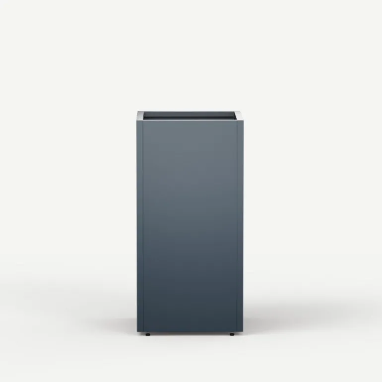 Fioriera Alta Herstera PLANTER COLUMN in Metallo colore Antracite 50x50x100 cm