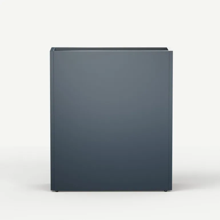 Fioriera Alta Herstera PLANTER DIVIDER 40 in Metallo colore Antracite 100x40x115 cm