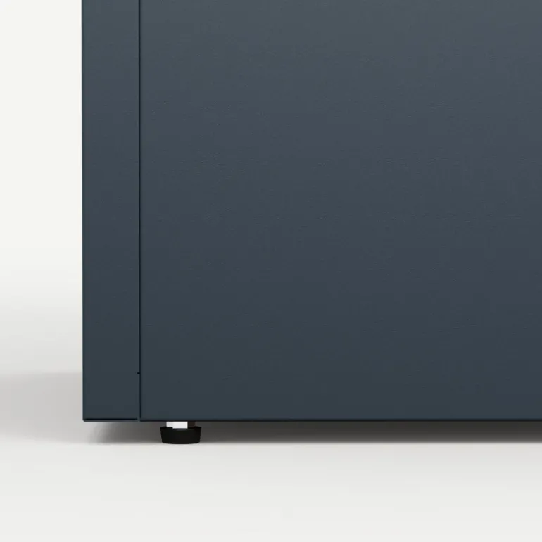 Fioriera Alta Herstera PLANTER DIVIDER 40 in Metallo colore Antracite 100x40x115 cm