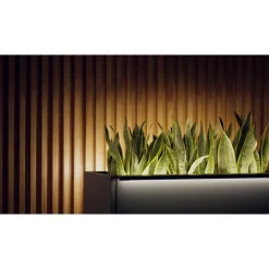 Fioriera Alta Herstera PLANTER DIVIDER 40 in Metallo colore Antracite 100x40x115 cm