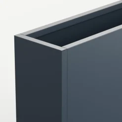 Fioriera Alta Herstera PLANTER DIVIDER 25 in Metallo colore Antracite 100x25x80 cm