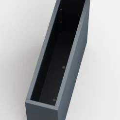 Fioriera Alta Herstera PLANTER DIVIDER 25 in Metallo colore Antracite 100x25x80 cm