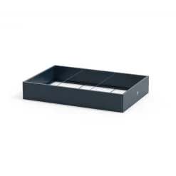 Fioriera Bassa Herstera PLANTER EDGE in Metallo colore Antracite 150x100x25 cm