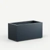 Fioriera Herstera PLANTER 50 in Metallo colore Antracite 100x50x50cm