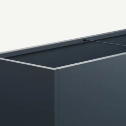 Fioriera Herstera PLANTER 50 in Metallo colore Antracite 150x50x50cm