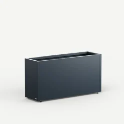 Fioriera Herstera PLANTER 30 in Metallo colore Antracite 100x30x50 cm