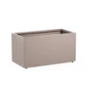 Fioriera Herstera PLANTER 50 in Metallo colore Grigio Scuro 100x50x50cm