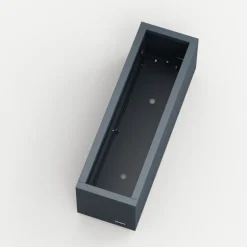 Fioriera Herstera PLANTER BALCONY in Metallo colore Antracite 80x25x25 cm