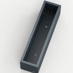 Fioriera Herstera PLANTER BALCONY in Metallo colore Antracite 100x25x25 cm