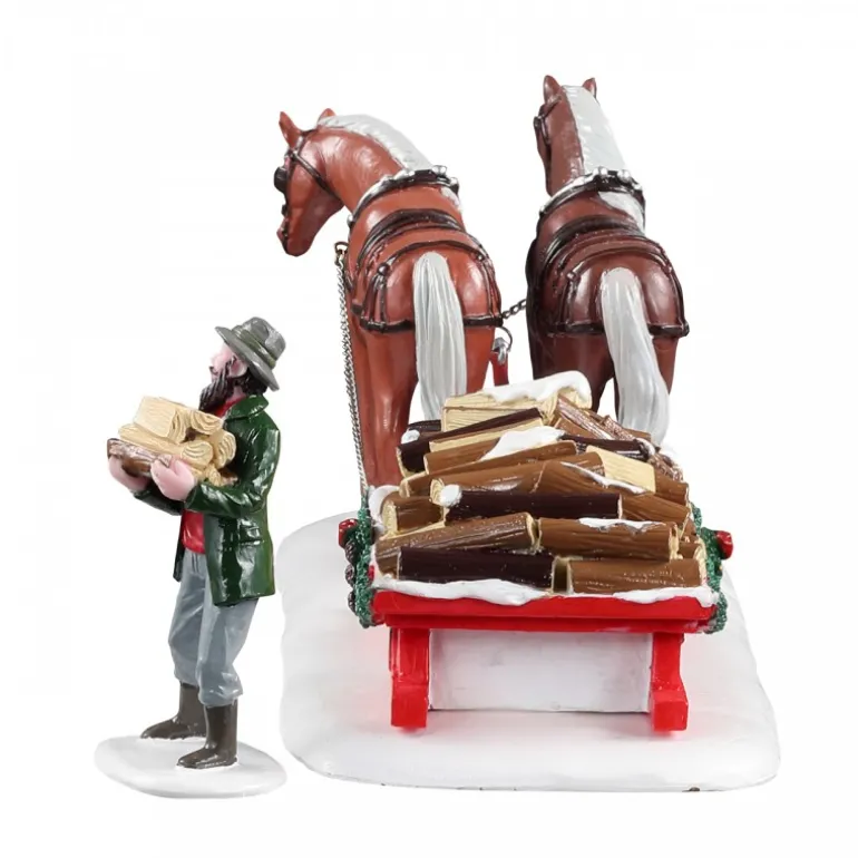 Firewood Delivery Set Of 2 Cod. 13559