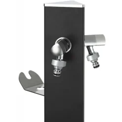 Fontana da Giardino Aquapoint Triangle da Interrare Nero Metal