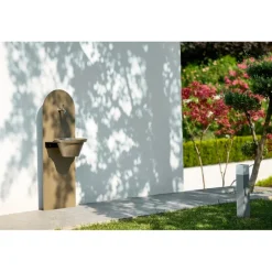 Fontana da Giardino Aquapoint a Parete Wall Fountain Grigio Tortora
