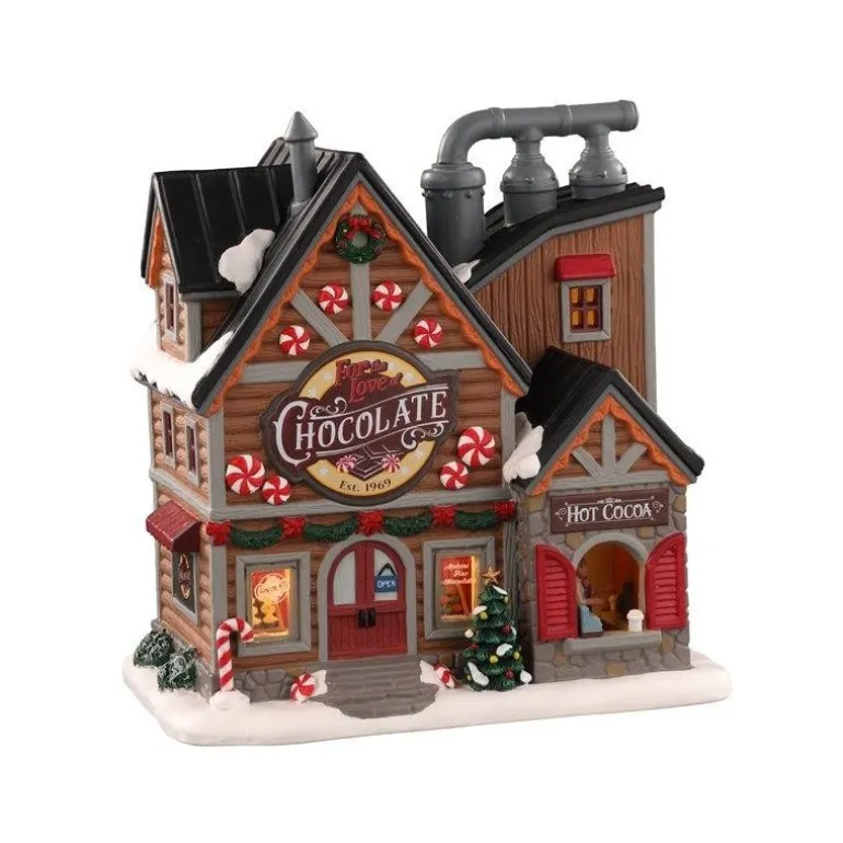 For The Love of Chocolate Shop con Alimentatore Led Cod. 05621