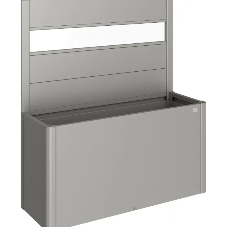 Frangivista con Elemento Vetro per Fioriera BELVEDERE in Metallo Biohort