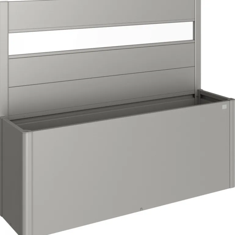 Frangivista con Elemento Vetro per Fioriera BELVEDERE in Metallo Biohort