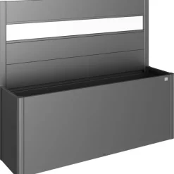 Frangivista con Elemento Vetro per Fioriera BELVEDERE in Metallo Biohort