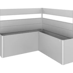 Frangivista con Elemento Vetro per Fioriera BELVEDERE L in Metallo Biohort