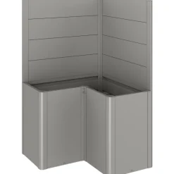 Frangivista per Aiuola Rialzata a L in Metallo Biohort