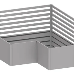 Frangivista per Piante Rampicanti per Aiuola Rialzata a L in Metallo Biohort