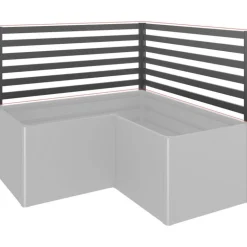 Frangivista per Piante Rampicanti per Aiuola Rialzata a L in Metallo Biohort