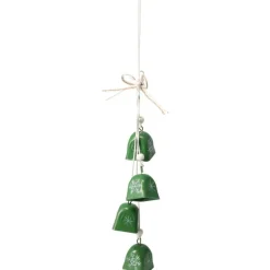 Ghirlanda Campanelle Quadrate 38 cm. Pezzo Singolo