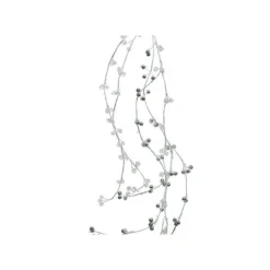 Ghirlanda da appendere con neve Ghiaccio dim 5x10x110 cm