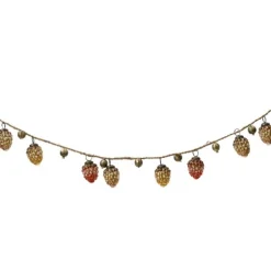 Ghirlanda di Natale con decorazioni in Vetro