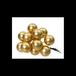 Grappolo di Palline in Vetro Color Oro