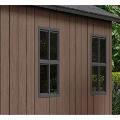 Keter Casetta da Giardino in Resina NEWTON PLUS 1775 - Doppia Scelta di Montaggio