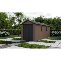 Keter Casetta da Giardino in Resina NEWTON PLUS 7517 - Doppia Scelta di Montaggio