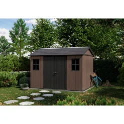 Keter Casetta da Giardino in Resina NEWTON PLUS 7511 - Doppia Scelta di Montaggio