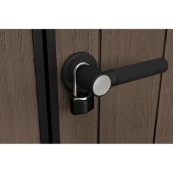 Keter Casetta da Giardino in Resina NEWTON PLUS 7515 - Doppia Scelta di Montaggio