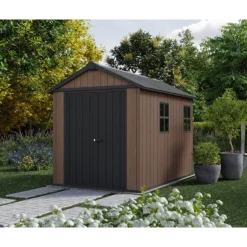 Keter Casetta da Giardino in Resina NEWTON PLUS 759 - Doppia Scelta di Montaggio