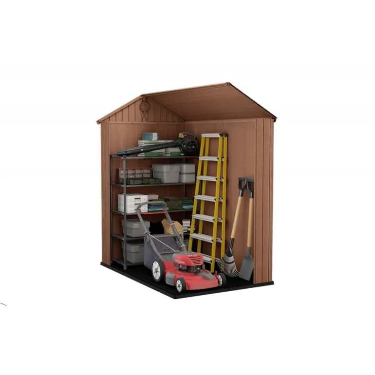 Keter Casetta da Giardino in Resina DARWIN 4x6 Wood