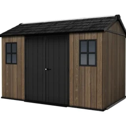 Keter Casetta da Giardino in Resina SIGNATURE APEX 1175 NOCE - Doppia scelta di montaggio