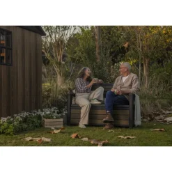 Keter Casetta da Giardino in Resina SIGNATURE APEX 759 NOCE - Doppia scelta di montaggio