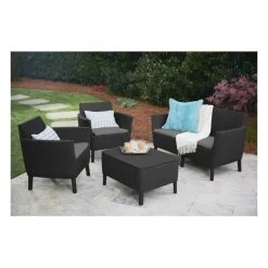 Keter Set Lounge 2 posti SALEMO Grafite