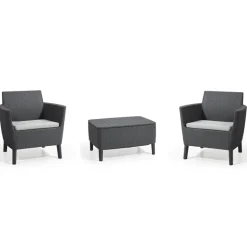 Keter Set Tavolo + Poltrona SALEMO Grafite