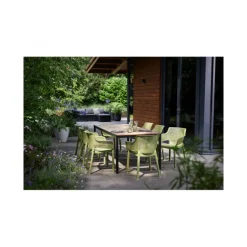 Keter Tavolo PORTO 200 effetto Legno struttura Grafite