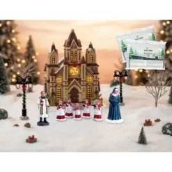 Lemax Grace Cathedral Pack con Neve in Omaggio