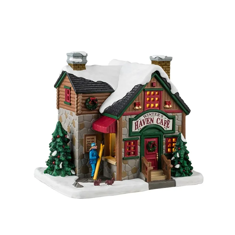 Lemax Ski Village Deluxe Pack con Neve in Omaggio