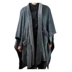 Mantella Calda Gaby Throw 125 x 175 cm Colore Dark Grey