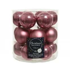 Mini palline in vetro da appendere. Set di 18