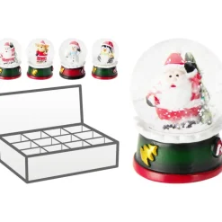 Palla di Neve di Natale 7 cm. Pezzo Singolo