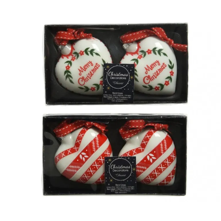 Pallina a forma di cuore condezione di 2 palline