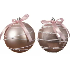 Pallina in plastica 8 cm. Pezzo Singolo